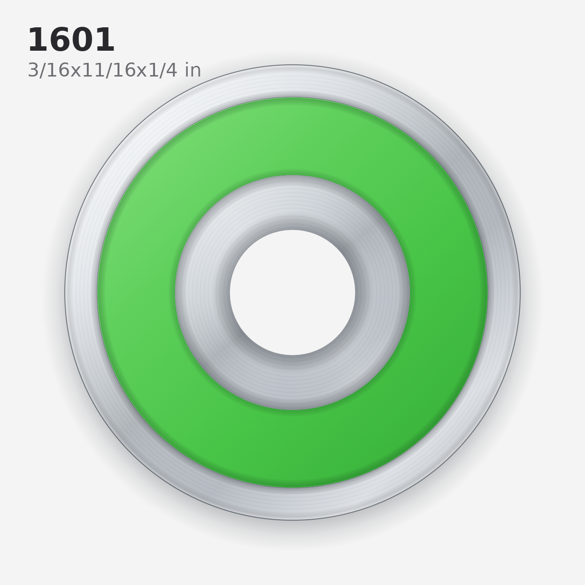 1601 Solid Oil Ball Bearing (3/16x11/16x1/4 in)