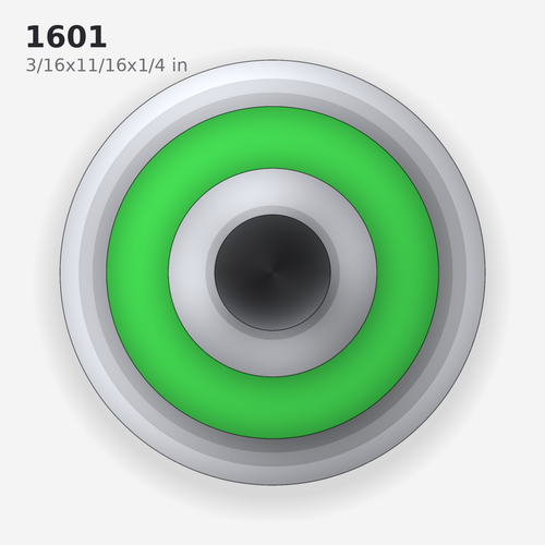 1601 solid oil bearing