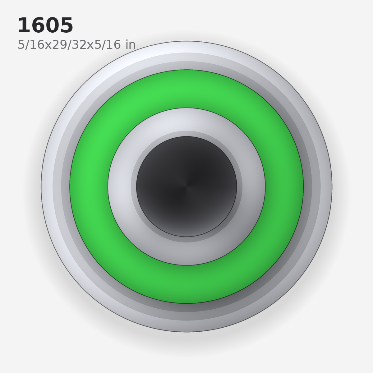 1605 solid oil bearing