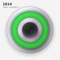 1614 solid oil bearing