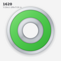 1620 Solid Oil Ball Bearing (7/16x1-3/8x7/16 in)