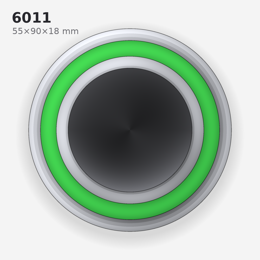 6011 solid oil bearing
