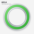 6014 Solid Oil Ball Bearing (70×110×20 mm)