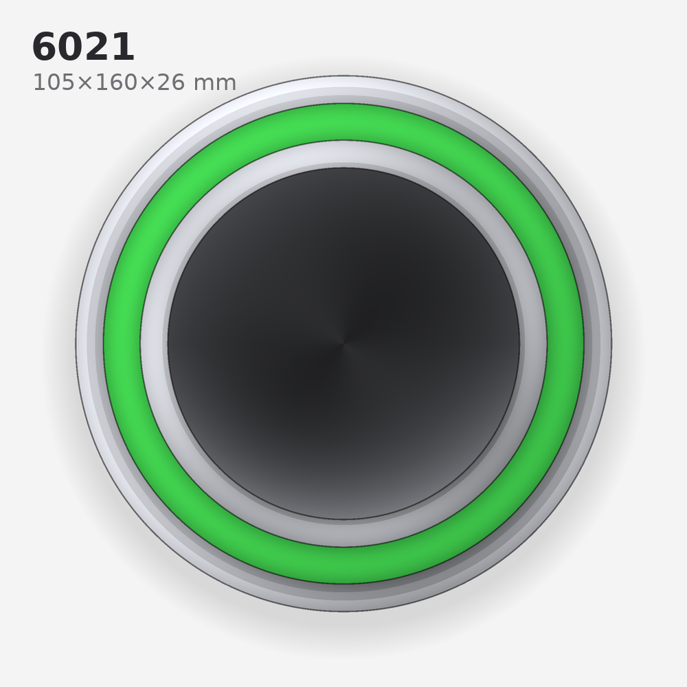 6021 solid oil bearing