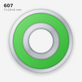 607 Miniature Solid Oil Ball Bearing (7×19×6 mm)