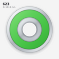 623 Miniature Solid Oil Ball Bearing (3×10×4 mm)