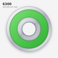6300 Solid Oil Ball Bearing (10×35×11 mm)