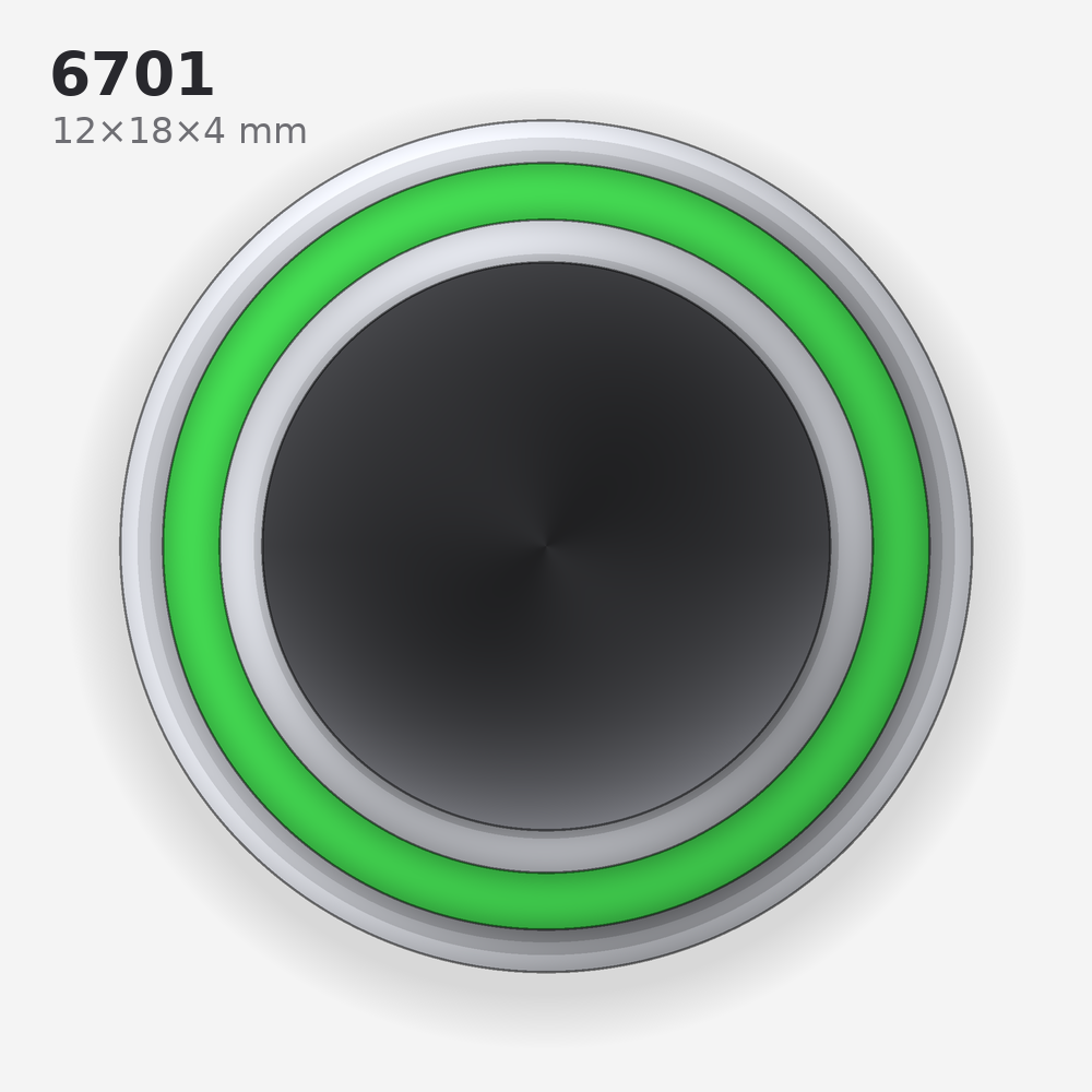 6701 solid oil bearing
