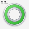 6900 Solid Oil Ball Bearing (10×22×6 mm)