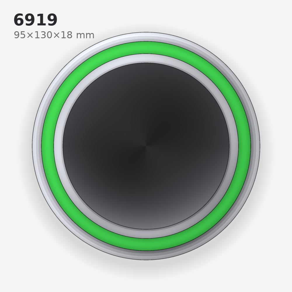 6919 solid oil bearing