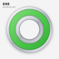 698 Miniature Solid Oil Ball Bearing (8×19×6 mm)