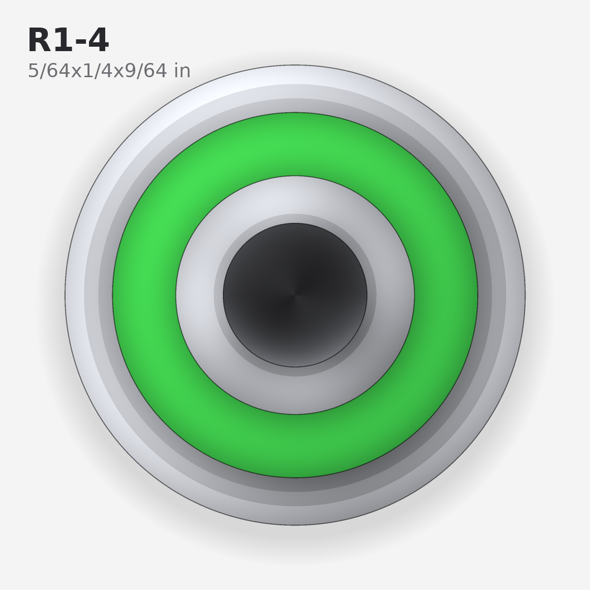 R1-4 solid oil bearing