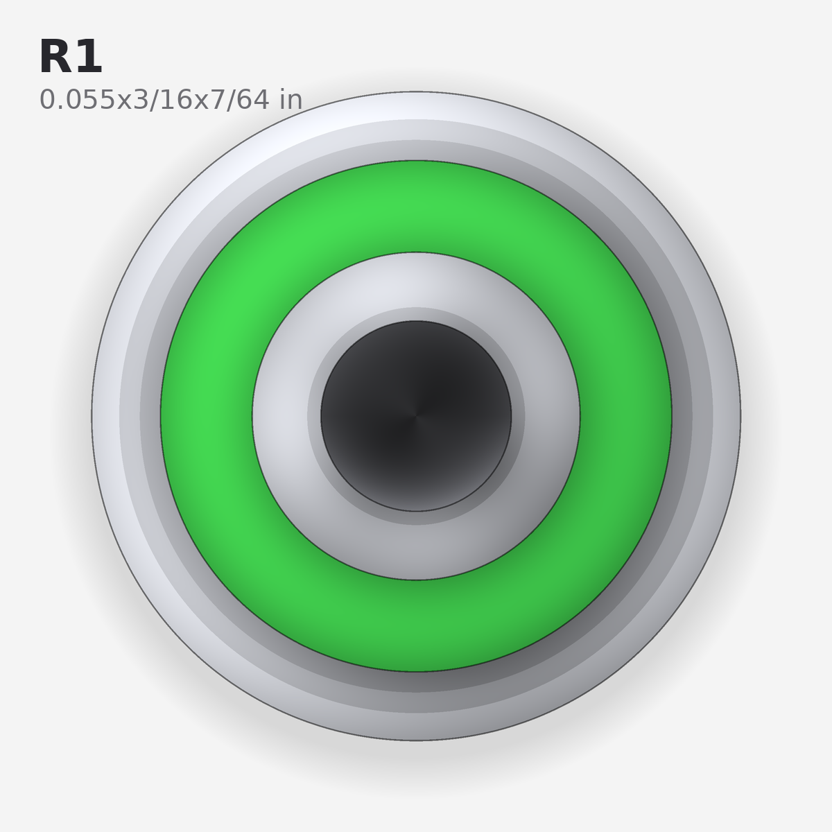 R1 solid oil bearing