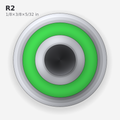 R2 solid oil bearing