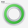 R18 Solid Oil Ball Bearing (1-1/8x2-1/8x1/2 in)