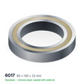6017 solid oil ball bearing, 85 × 130 × 22 mm, chrome steel, sealed with solid oil