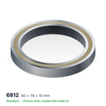 6812 solid oil ball bearing, 60 × 78 × 10 mm, chrome steel, sealed with solid oil