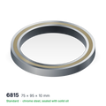 6815 solid oil ball bearing, 75 × 95 × 10 mm, chrome steel, sealed with solid oil
